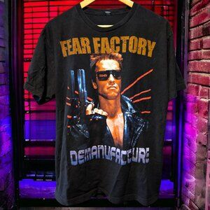 Fear Factory Demanufacture Terminator 1984 F You A Hole T-Shirt, X-Large